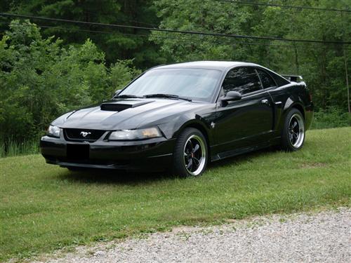 Mustang Deep Dish Bullitt Wheel - 17X10.5 Black (94-04)