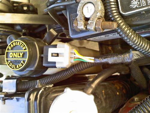 Mustang Low Coolant Sensor Connector with Pigtail (90-93) 5.0 92 fox body wiring harness 