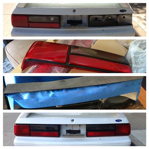 Fox Body Mustang LX Tail Light Lens Kit (8793) LMR