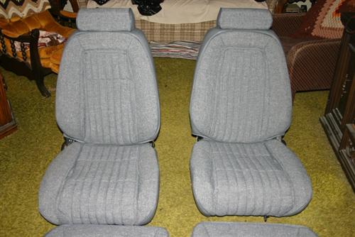 Acme Mustang Sport Seat Upholstery Opal Gray Cloth (1993) Hatchback