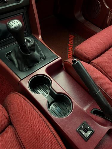 1993 Mustang Ruby Red Interior Paint