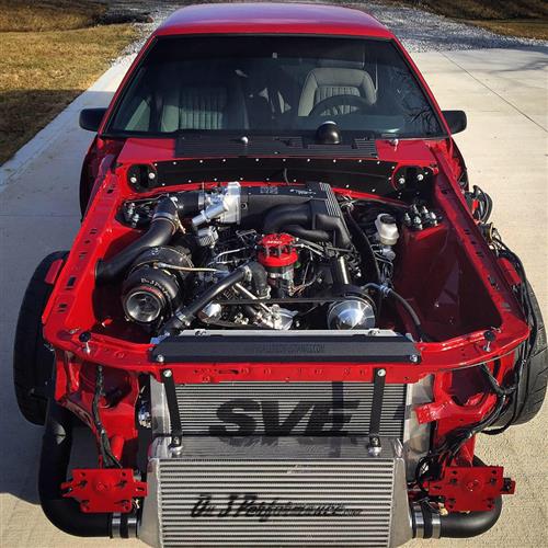 SVE Mustang Aluminum Radiator, Fox Body Radiator (7993)