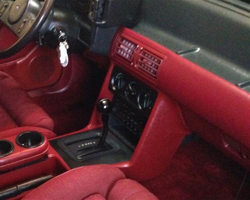 UPR Mustang AOD Shifter Knob w/ Push Button Black (87-04)