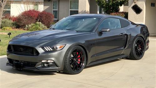 SVE Mustang S350 Wheel & Tire Kit - 19x10/11 - Gloss Black - NT555 G2 ...