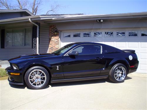 Mustang Staggered FR500 Wheel & Tire Kit - 18X9/10 Chrome (05-14) Nitto ...